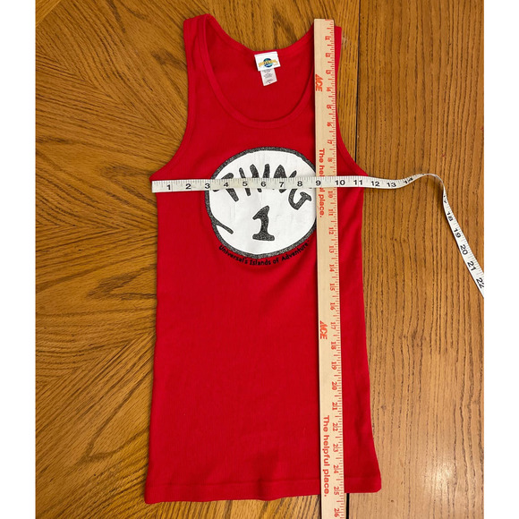 Universal Studios Thing 1 Tank Top Women Sz L Gently used - Picture 5 of 7